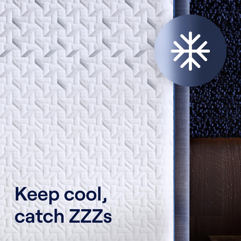 Nectar Classic Hybrid 12” King Mattress (New Version) - Medium Firm - Contouring Memory Foam & Innerspring Coils - Cooling Top Layer - Pressure-Relief - 365-Night Trial & Forever Warranty