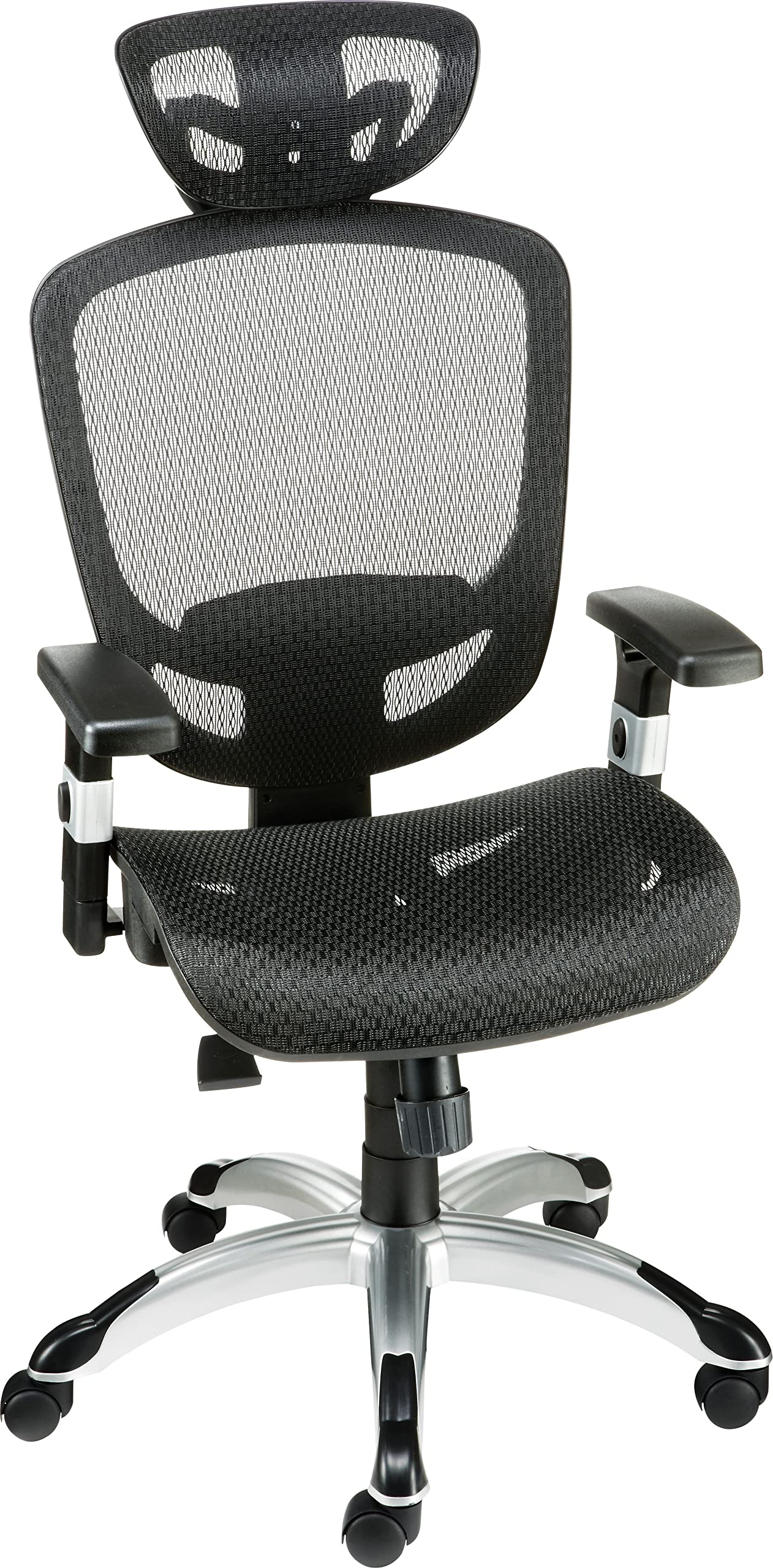 Union & Scale Flexfit Hyken Mesh Task Chair, Black, 2/Pack (UN59460V-CCVS)