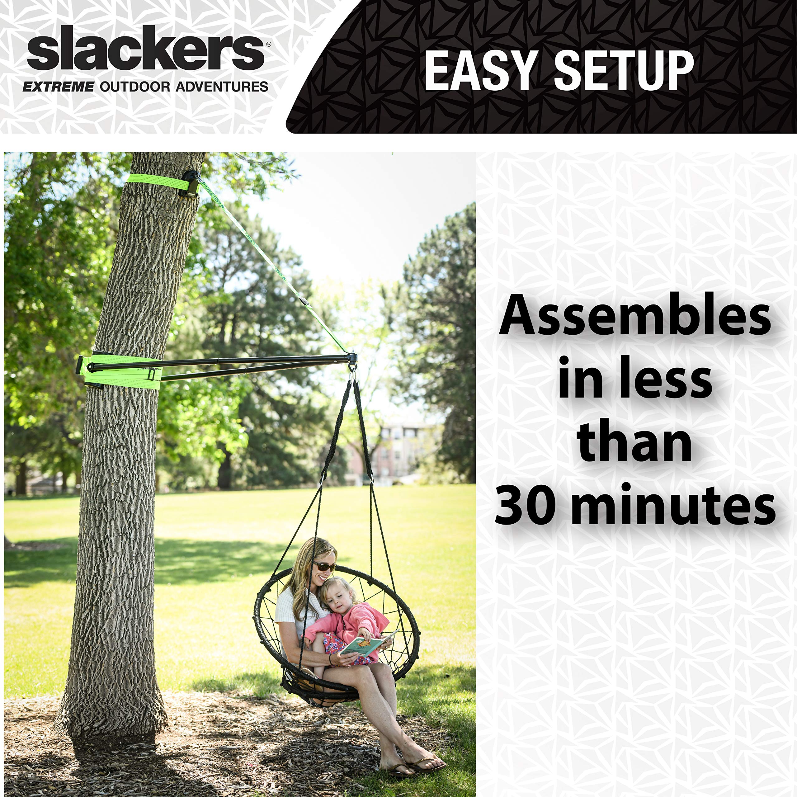 Treezone Build-a-Branch - Turn Any Healthy Tree Into The Perfect Swinging Tree - Build-a-Branch Tree Swing Hanging Kit - Made for Trees 12