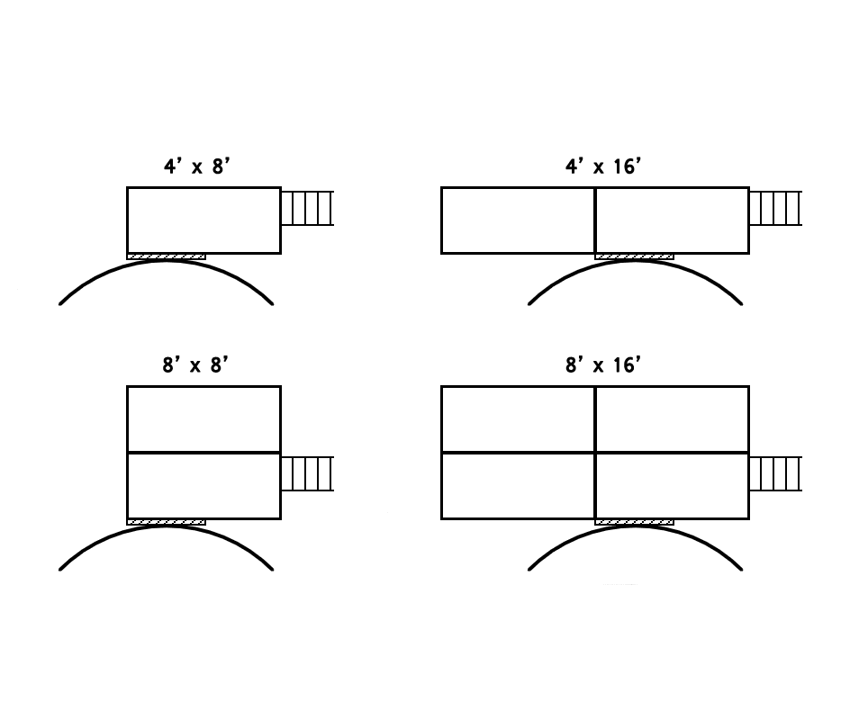 8 ft. x 12 ft. Connect-a-Deck and Entry Steps