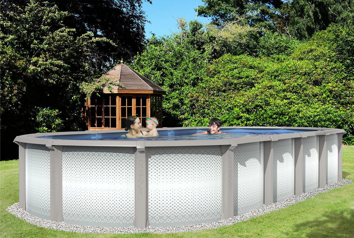 21' x 41' x 54" Jumbo 10" Resin Salt Oval Pool