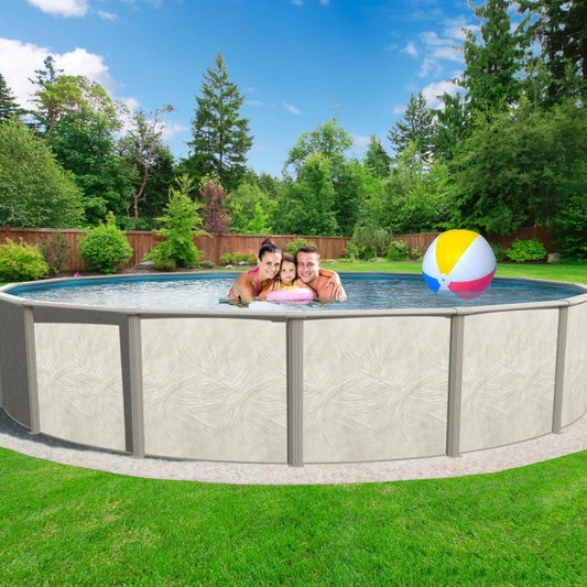 30' X 54" Round Resin Hybrid Salt RTR - w/Standard Size In-Wall Skimmer